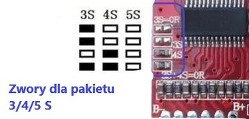 Литий-ионный BMS 3S 4S 5S 20A/50A