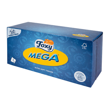 FOXY MEGA CHUSTECZKI ODŚWIEŻAJĄCE 200SZT ,,