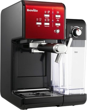 Kolbowy ekspres ciśnieniowy Breville Prima Latte II 1245 W czerwony(Am 3465