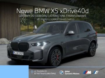 BMW X5 G05 SUV Facelifting 3.0 40d 352KM 2026 BMW X5 xDrive40d 352 KM mHEV - Gotowy do Odbioru - Pakiet M Pro - Kamera 3