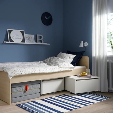 Контейнер СЛАКТ на колесах 62х62х35 см белый IKEA