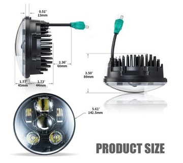 Фара Harley Davidson 5,75 дюйма, полностью светодиодная