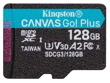 Карта microSD Kingston Go Plus 128 ГБ, 170/90 МБ/с