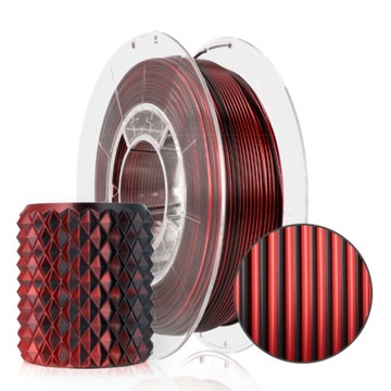 PLA Magic Silk 1,75mm Mistic Red 300g