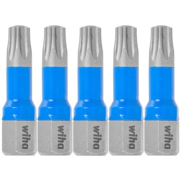 WIHA ZESTAW BITÓW UDAROWYCH T BITY T10 25MM 5 SZT.