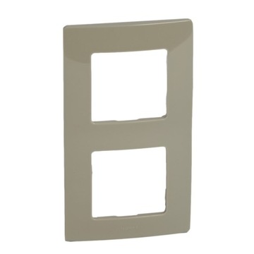 LEGRAND NILOE RAMKA PODWÓJNA POPIELATA 665032