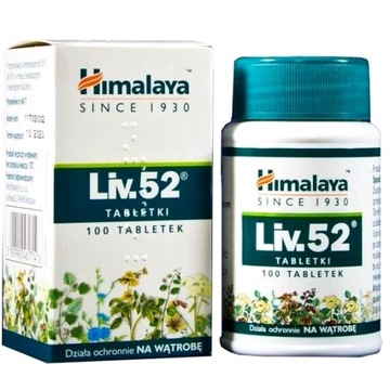 HIMALAYA LIV 52 lek ochronny na wątrobę 100 tabl.