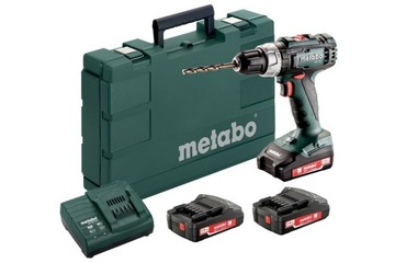 WIERTARKO-WKRĘTARKA AKUMULATOROWA BS 18 L SET 18V 3x2Ah METABO