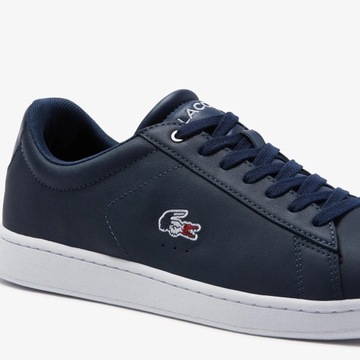 BUTY MĘSKIE SPORTOWE LACOSTE CARNABY EVO TRI22 1 SMA GRANATOWE rozm. 41