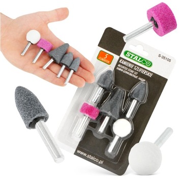 Шлифовальные камни Stalco S-35105 5 шт 6 мм.