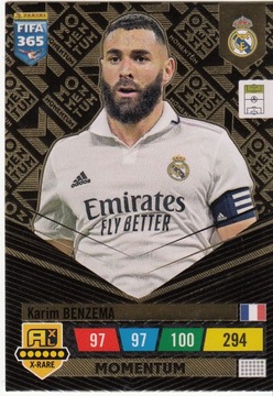 FIFA 365 2023 MOMENTUM Karim Benzema karta kolekcjonerska