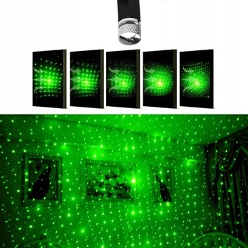 Светодиодная лампа Green Light Only Starry Laser Galax