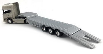 МОДЕЛЬ TIR SCANIA V8 R730 SILVER TRUCK WELLY МОДЕЛЬ 1:64