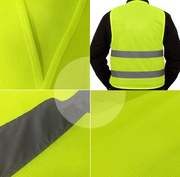 KAMIZELKA ODBLASKOWA OSTRZEGAWCZA FOTOGRAF PRESS