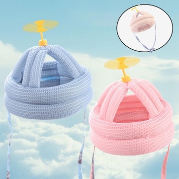 Детская защитная шапочка для защиты от ударов, чехол для шлема, маска стрекозы, бежевый