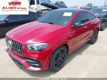 Mercedes GLE V167 2023 Mercedes-Benz GLE 2023r, AMG 53, Coupe, 3.0L 3.0 Benzyna 430KM