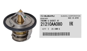 TERMOSTAT 82'C + TĚSNĚNÍ LEGACY OUTBACK TRIBECA 21210AA080 OE SUBARU