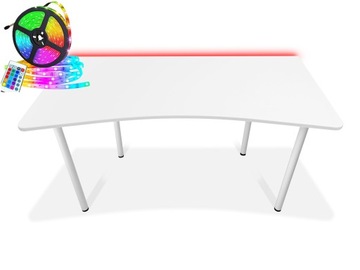 BIURKO GAMINGOWE DLA GRACZY + LED RGB