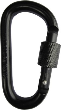 КАРАБИН SHAKEL, ЧЕРНЫЙ АЛЮМИНИЕВЫЙ КАРАБИН