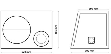 MATCH MW12W-D Subwoofer 30cm 2x2 Ohm SKRZYNIA SK12