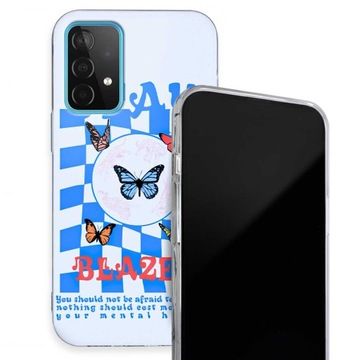 Etui do Samsung Galaxy A52 5G CASE WZORY GRUBE + szkło hartowane