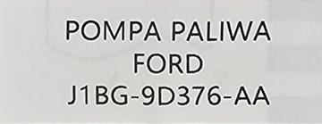 FORD OE J1BG-9D376-AA ČERPADLO VSTŘIKOVAČE