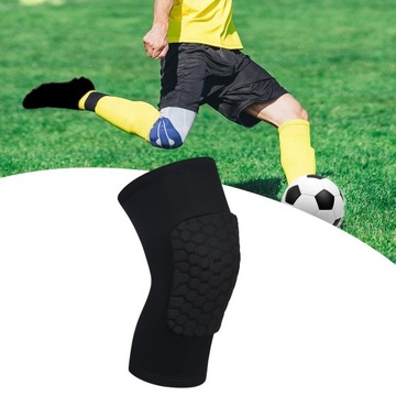 Soccer Shin Guards Absorpcja potu Oddychająca podkładka pod kolana Ochrona przed wstrząsami L