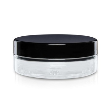 SŁOIK 50ML PET Z NAKRĘTKĄ CZARNĄ SŁOICZEK