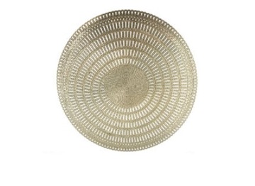 PODKŁADKA POD TALERZ MATA OCHRONNA 38cm ZŁOTA