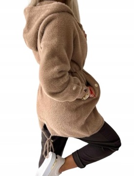 ТЕПЛОЕ ПАЛЬТО ИЗ АЛЬПАКИ, КУРТКА С КАПЮШОНОМ