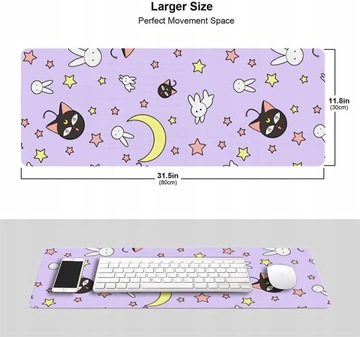 Игровой коврик для мыши Sailor Moon 80*30см