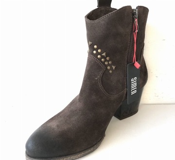 Simen 2083 Коричневые женские ковбойские сапоги