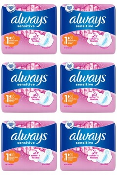ALWAYS ULTRA SENSITIVE NORMAL PLUS PODPASKI 6X10