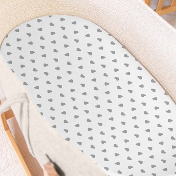 ПРОСТЫНЬ ДЛЯ ГОНДОЛИ, ДЛЯ ЛЮЛЫЧКИ, С ЛАСТИКОМ, 80х40, ХЛОПОК 100% Bubi