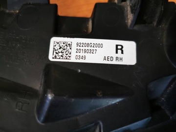 HYUNDAI IONIQ HALOGEN LED DRL PRAVÝ 92208G2000