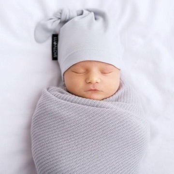 Lullalove: Легкое вязаное одеяло Mint Mist