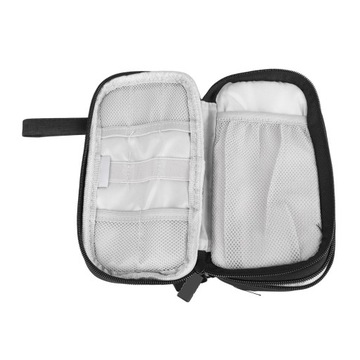 черная сумка для хранения цифровых вещей с сумкой для наушников,