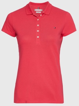 TOMMY HILFIGER Polo Shirt koszulka damska Slim S