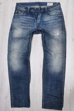 DIESEL DARRON SLIM TAPERED JEANSY spodnie męskie PREMIUM 32/30 pas 82