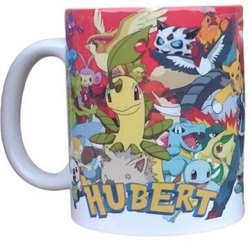Kubek z nadrukiem Pokemon Pikachu + Imię PREZENT
