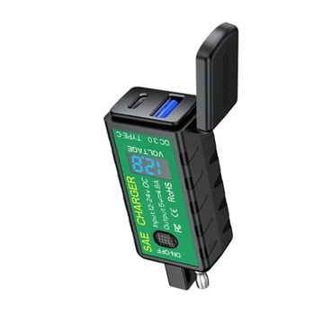 USB-ЗАРЯДНОЕ УСТРОЙСТВО ДЛЯ ДВИГАТЕЛЯ SAE 12 В С ПЕРЕКЛЮЧАТЕЛЕМ 3