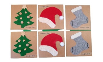 Рождественская открытка Рождественская елка Рождество