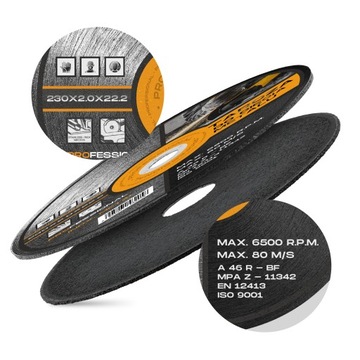 РЕЗНОЙ ДИСК ПО МЕТАЛЛУ 230 INOX НЕРЖАВЕЮЩАЯ СТАЛЬ АЛЮМИНИЕВЫЙ ЛИСТ ЛИСТ STRONG