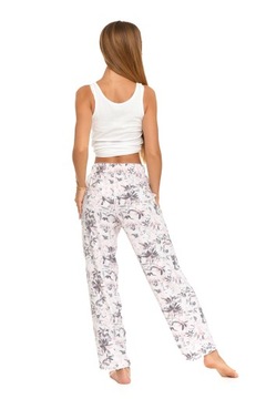 Moraj Длинные и свободные женские пижамные штаны с цветочным принтом 1900-002 L