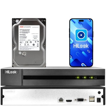 NVR-8CH-5MP DYSK 2TB Rejestrator IP 8 Kanałowy Sieciowy POE + Naklejka