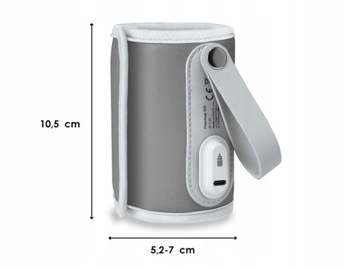 LIONELO Thermup Go Подогреватель для бутылочек Серебристый
