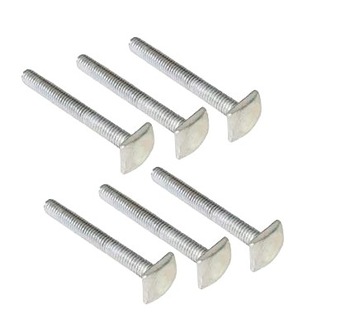 6x Wsuwki T-profil 13mm do belek Aluminiowych BRIO