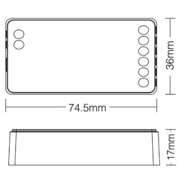 Светодиодный контроллер CCT 12/24 В Wi-Fi 12 А