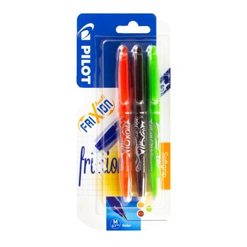 Zestaw 3x PILOT FRIXION BALL 0,7 mix kolorów