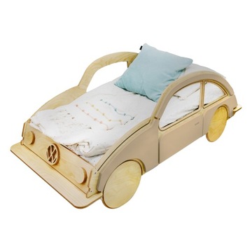 Babylike ŁÓŻKO VW 140x70cm GARBUS BEIGE MINE 0389 MDF